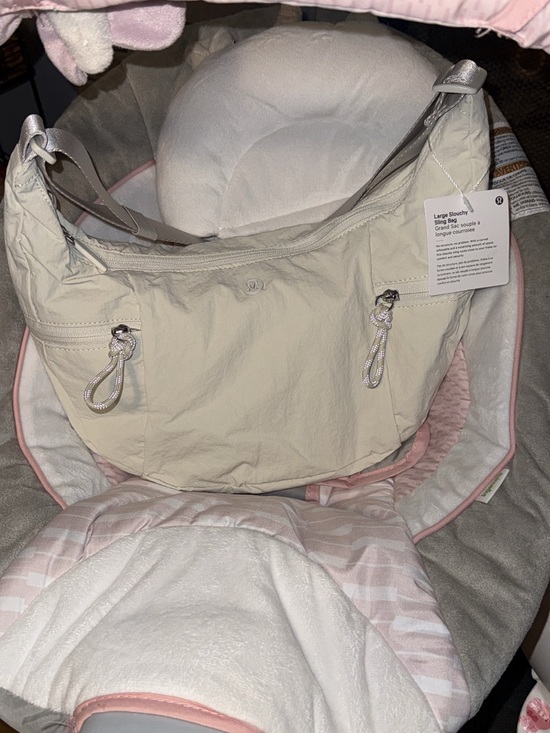 lululemon athletica Handbags - lululemon athletica Large Slouchy Sling Bag - Cream 6L